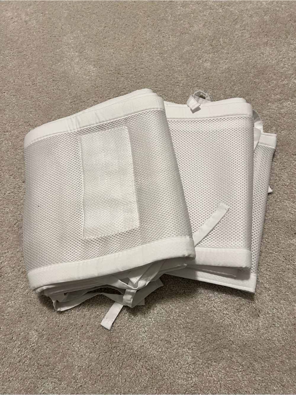 White Kids Mesh Bed Rail Cover